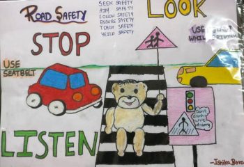 Grade-6_road-safety-Poster_Ishika